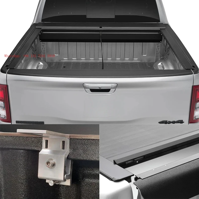 

Hot Selling Factory High Quality 4x4 Pickup Truck Bed Cover Hard Tonneau Cover for Ram 1500 2500 Hilux Tacoma Tundra