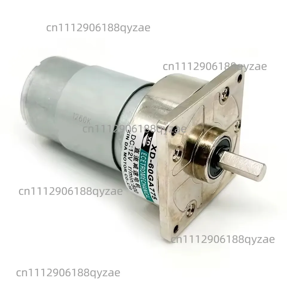 775 Geared Motor 12V Micro Reducer 35W High Torque Speed Adjustable Motor 24V DIY Slow Speed DC Motor for XD-60GA775