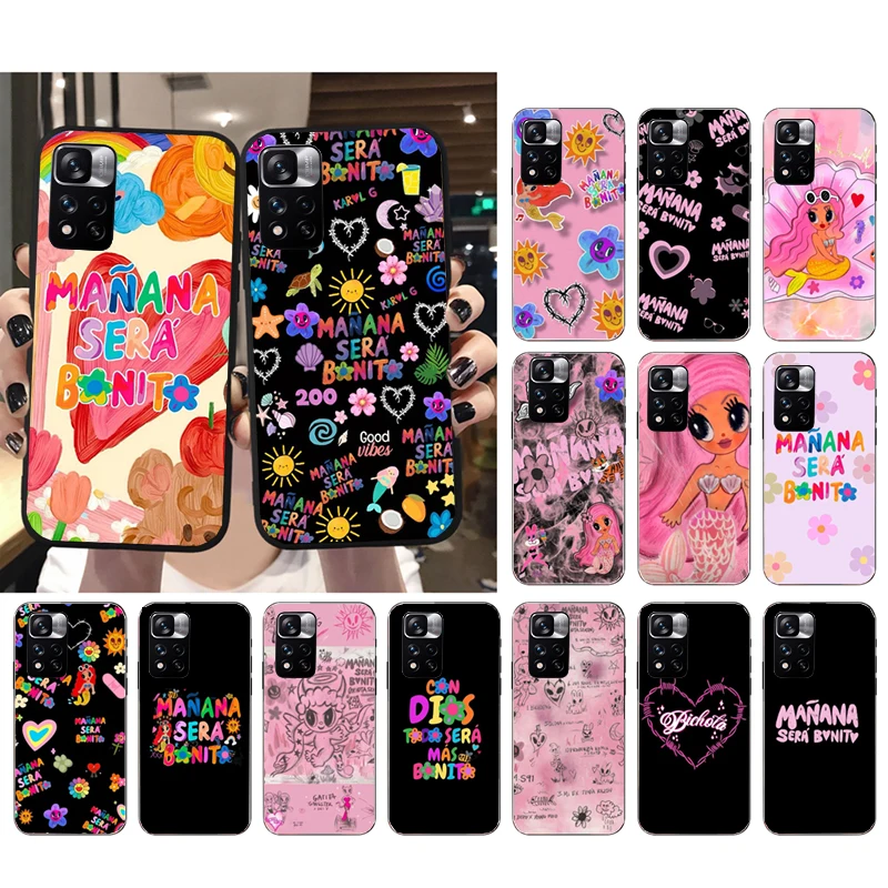 

Manana Sera Bonito Karol G Phone Case For Xiaomi Redmi note 13 12 Pro 11S 11 10 Pro 10S 12S Redmi 10 9C 13C