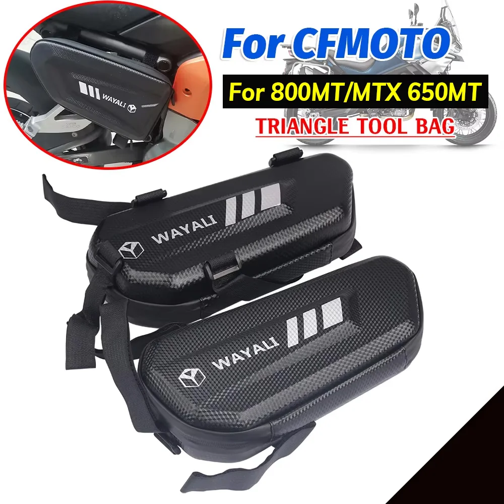 

For CFMOTO CF 800MT 800MTX MT-X 650 MT 650MT Motorcycle Accessories Side Bag Waterproof Hards Shell Package Tool Triangle Bags