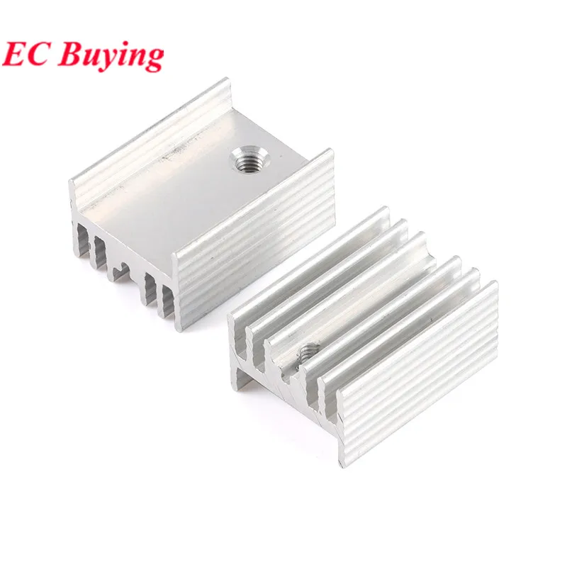 1-20 قطعة مبادل حراري من الألومنيوم تبريد المبرد بالوعة الحرارة ل رقاقة IC الإلكترونية RAM LED الترانزستور MOS وحدة PCB برودة تبديد