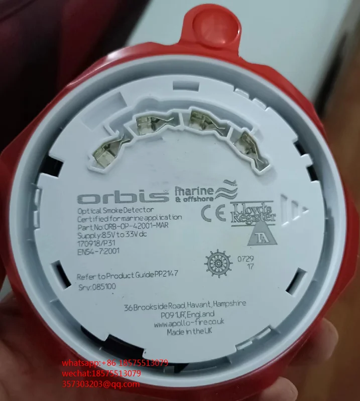 FOR ORB-OP-42001-MAR ORB-HT-41006-MAR S60 55000-212 APO Marine Smoke Detector Brand New Original 1 PIECE