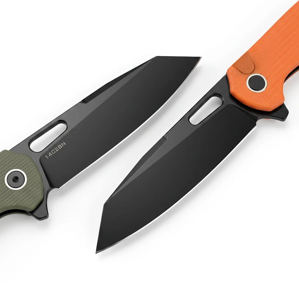 Outdoor Folding Knife 14C28N High Hardness Steel Outdoor Camping Knife Black Craftsmanship Sharp Folding Knife Portable Knife