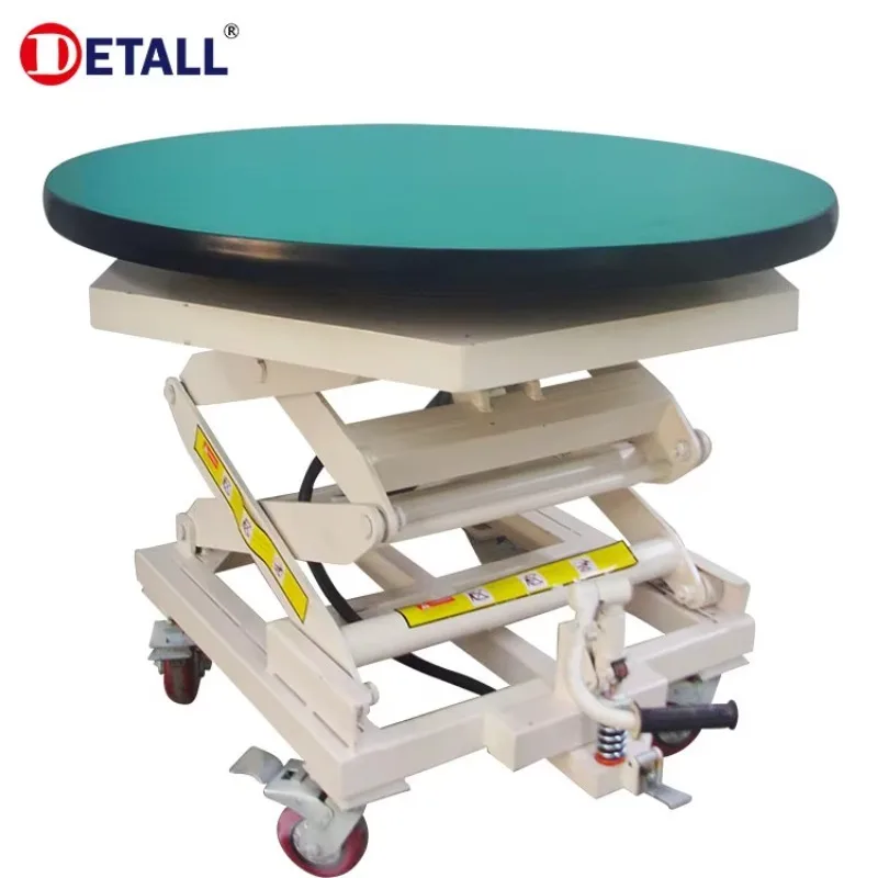 Lift System Work Table with Rotating Work Platform