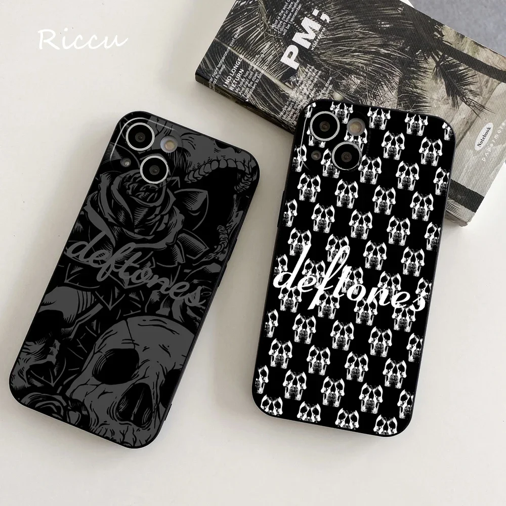 FOR IPhone Fashion Deftones Phone Case 15 14 11 12 Pro 8 7 14 Plus X Pro 14 MAX 12 13 MINI XS Iphone 14 13 11 Soft Phone Covers