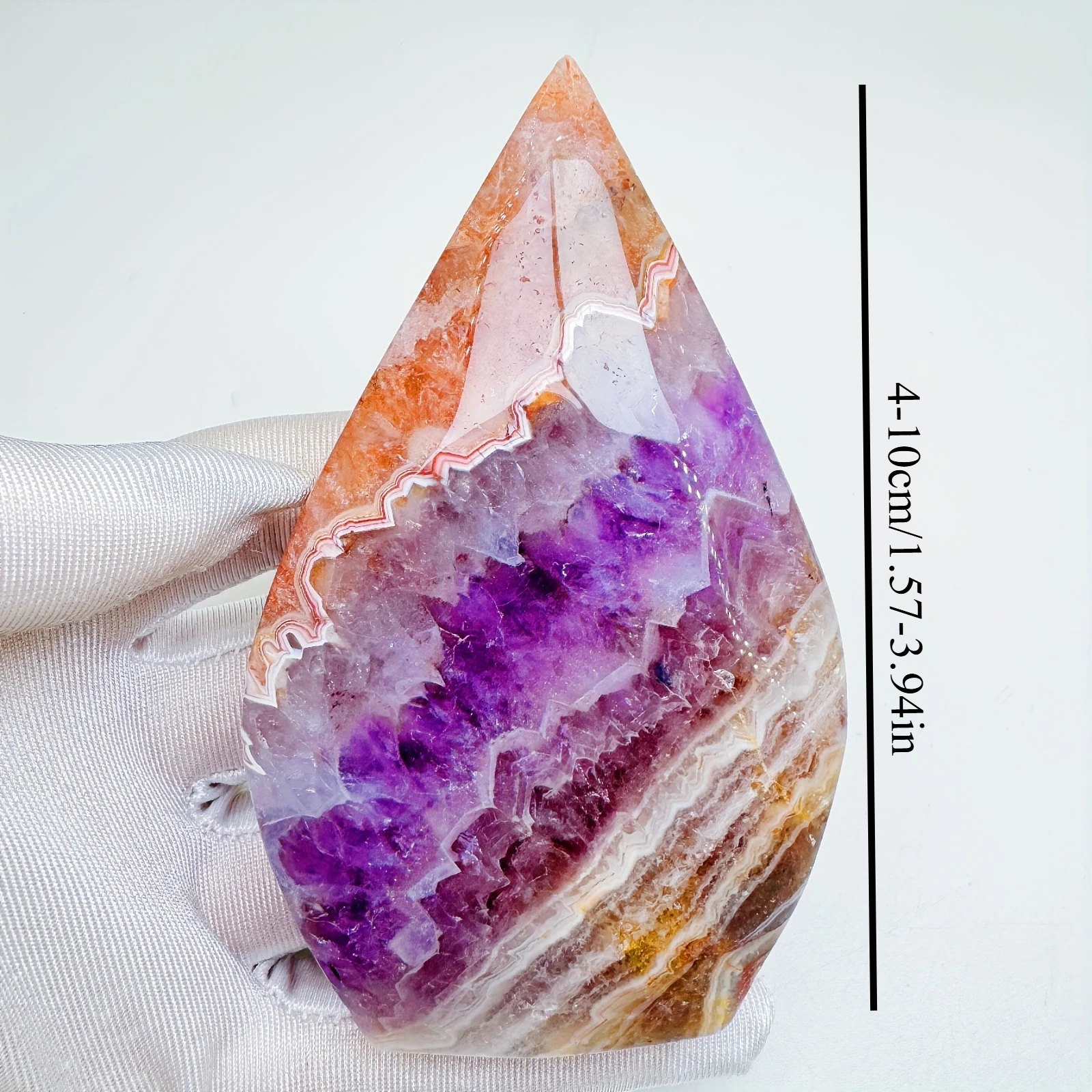 Natural Amethyst Agate Crystal Decoration, Suitable for Spiritual Cultivation, Home Decoration, Is An Ideal Choice for Gifts