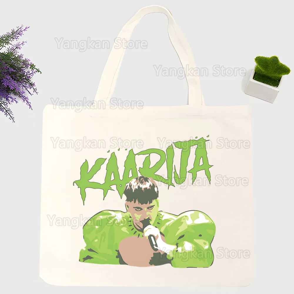 

Сумка для покупок Kaarija Cha Cha Cha, эко-холщовая хлопковая сумка Bolsas De Tela, многоразовые сумки для покупок