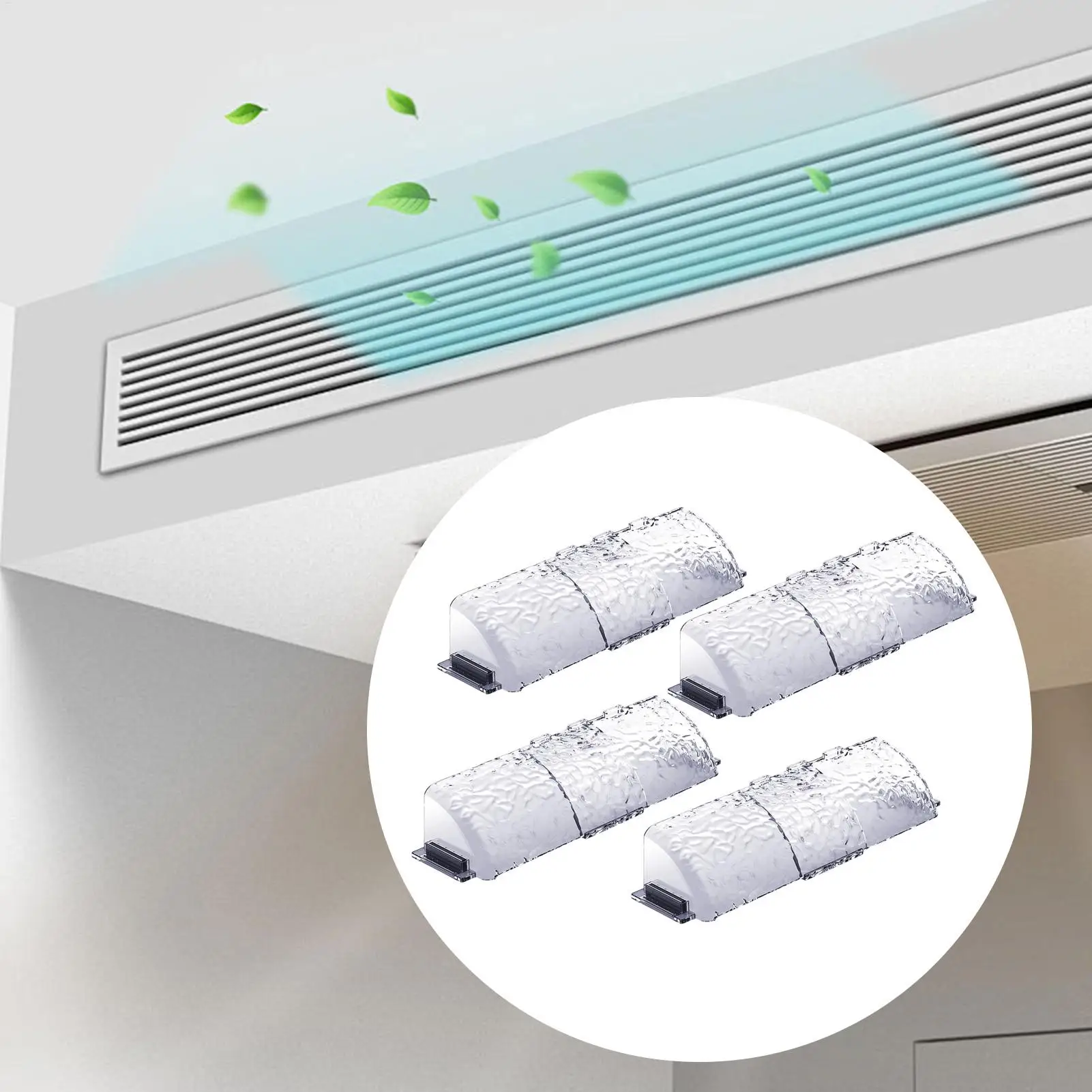 Vent Deflector Air Conditioner Magnetic Wind Airflow Blocker Multifunctional AC Deflector For Indoor Home Bedroom Office Living