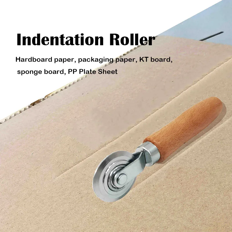 Copperplate paper hard board corrugated paper cardboard box indentation roller DIY handmade cardboard folding pressing tool