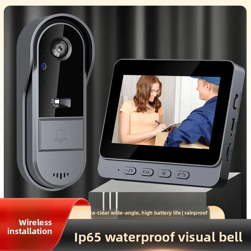 M15S wireless video doorbell IP65 rain protection high definition night vision wide angle battery high battery life