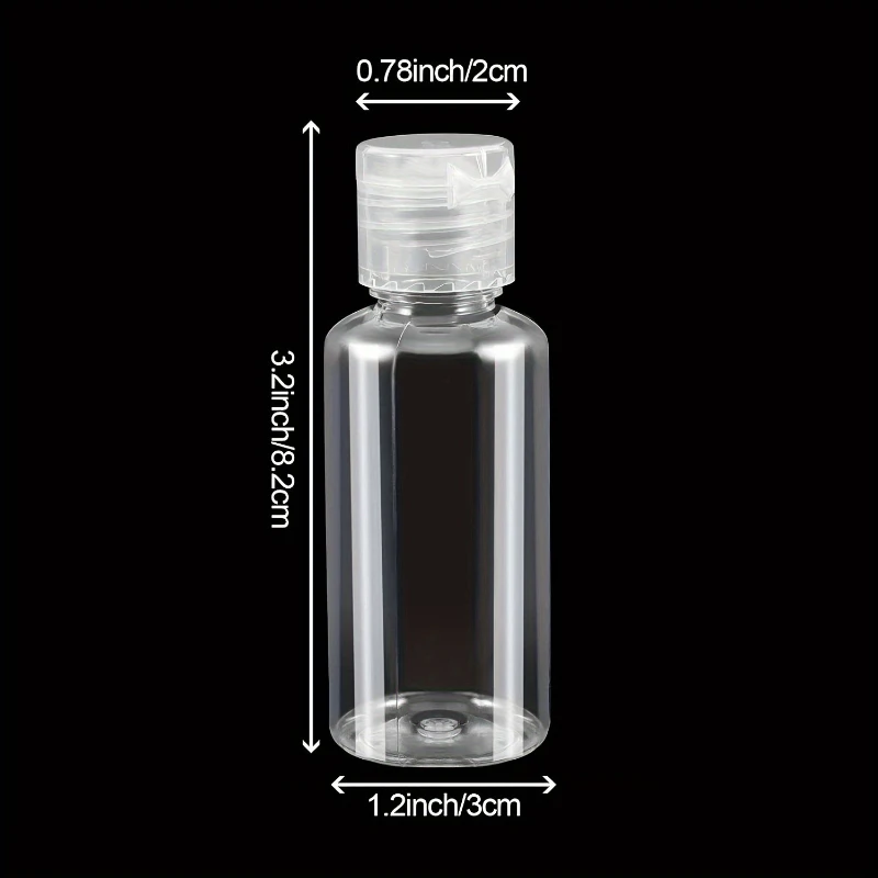 50 szt. 30ml Plastikowe Butelki na Szampon Plastikowe Butelki Podróżne Pojemniki na Kosmetyki Balsam