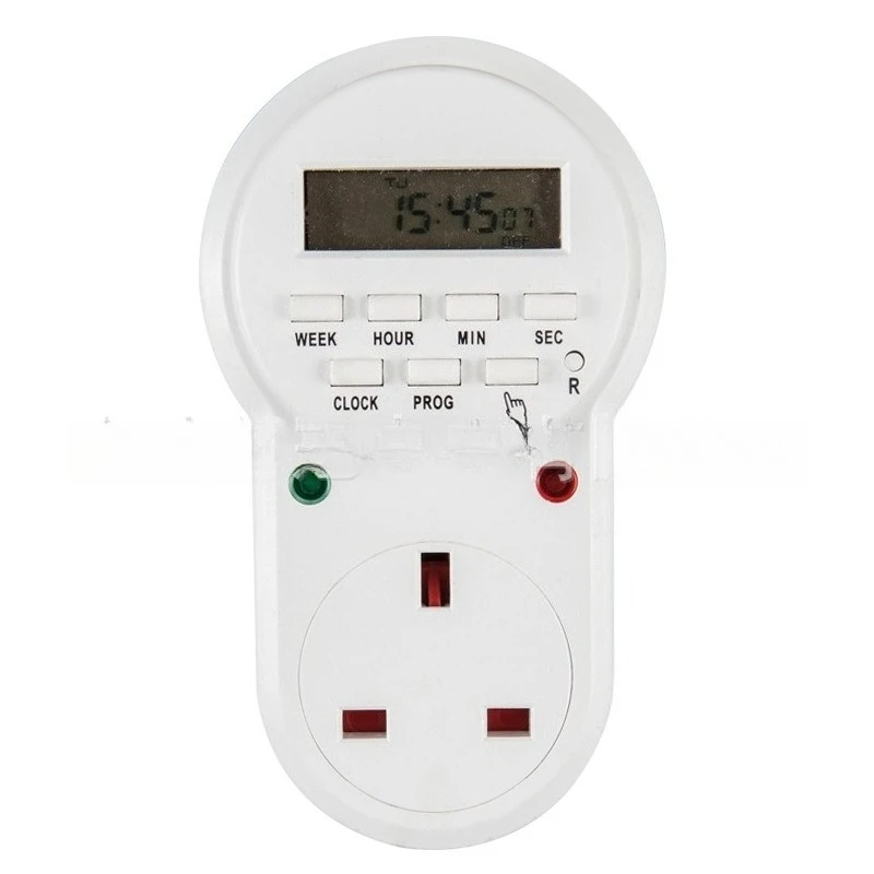 Timer switch socket, German American British tool