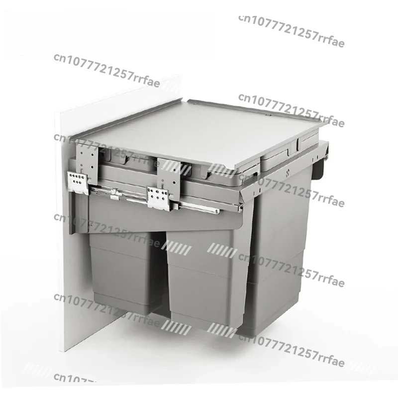 

Kitchen soft-close trash can, sink, trash can, built-in cabinet, pull out trash can under the sink