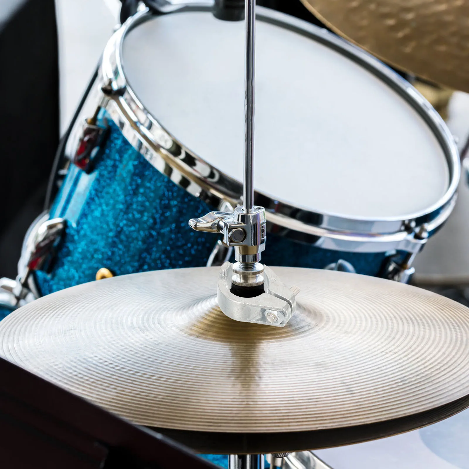 

Multipurpose Cowbell Extension Clip for Drum Set Sturdy and Reliable Musical Instrument Part Cowbell Mount Drum Clip