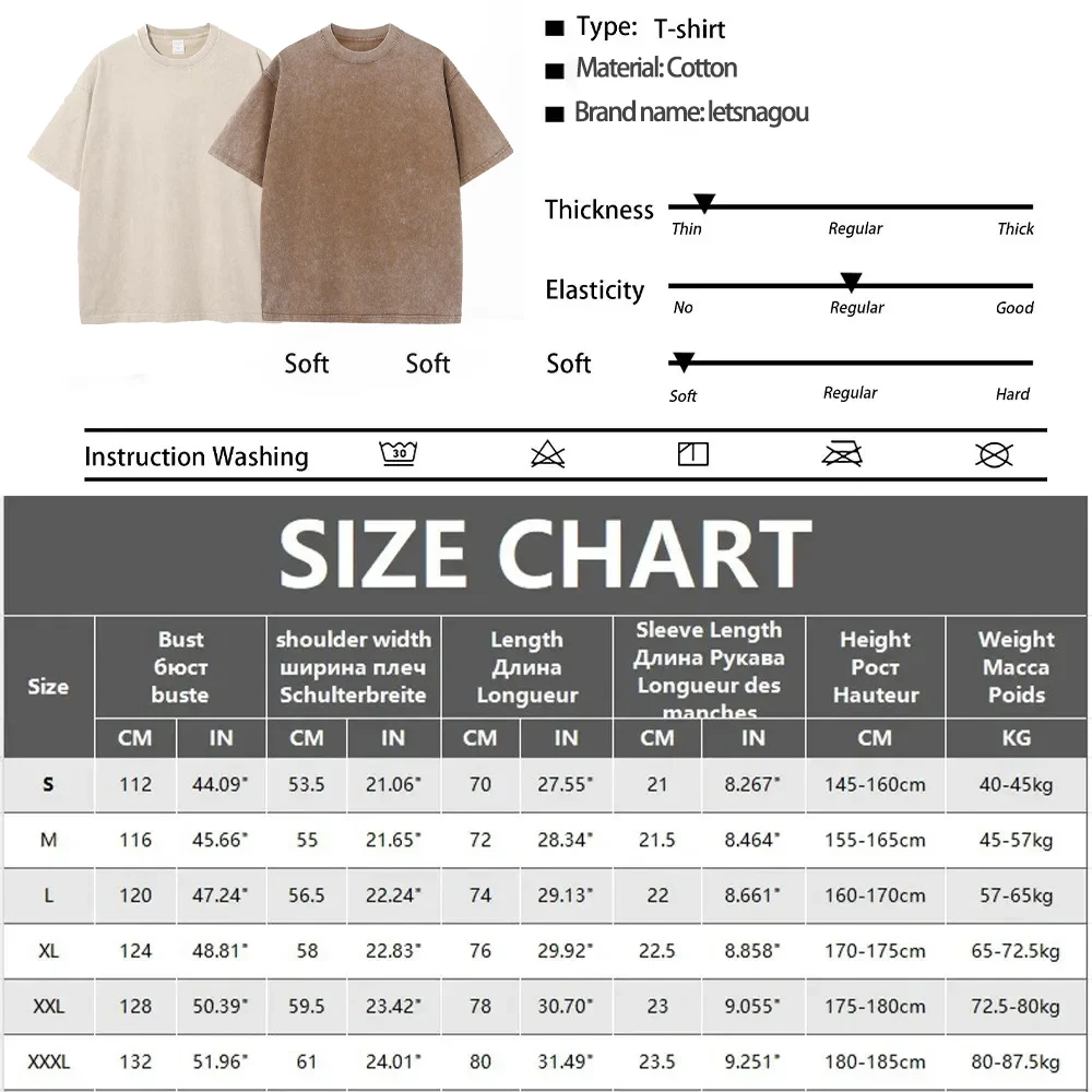 100% Cotton Tshirts for Men Women Casual Tshirts Fashion Harajuku Tops Tees Coffee Beige Y2k Short Sleeves Streetwear Summer