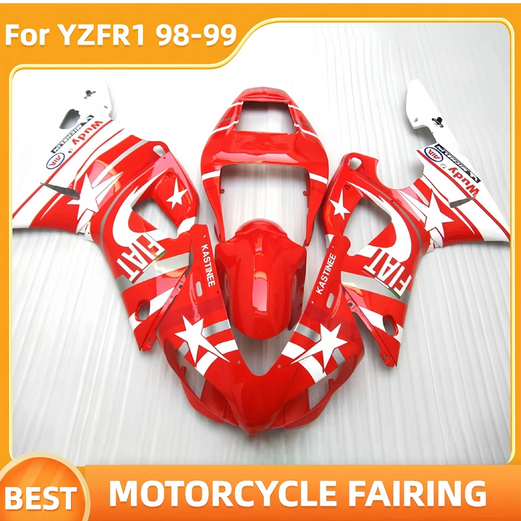 

Free Custom Motorcycle Fairing Set For YAMAHA YZF R1 1998 1999 Bodywork YZF-R1 98 99 ABS Plastic Fairings Kit Aftermarket Parts