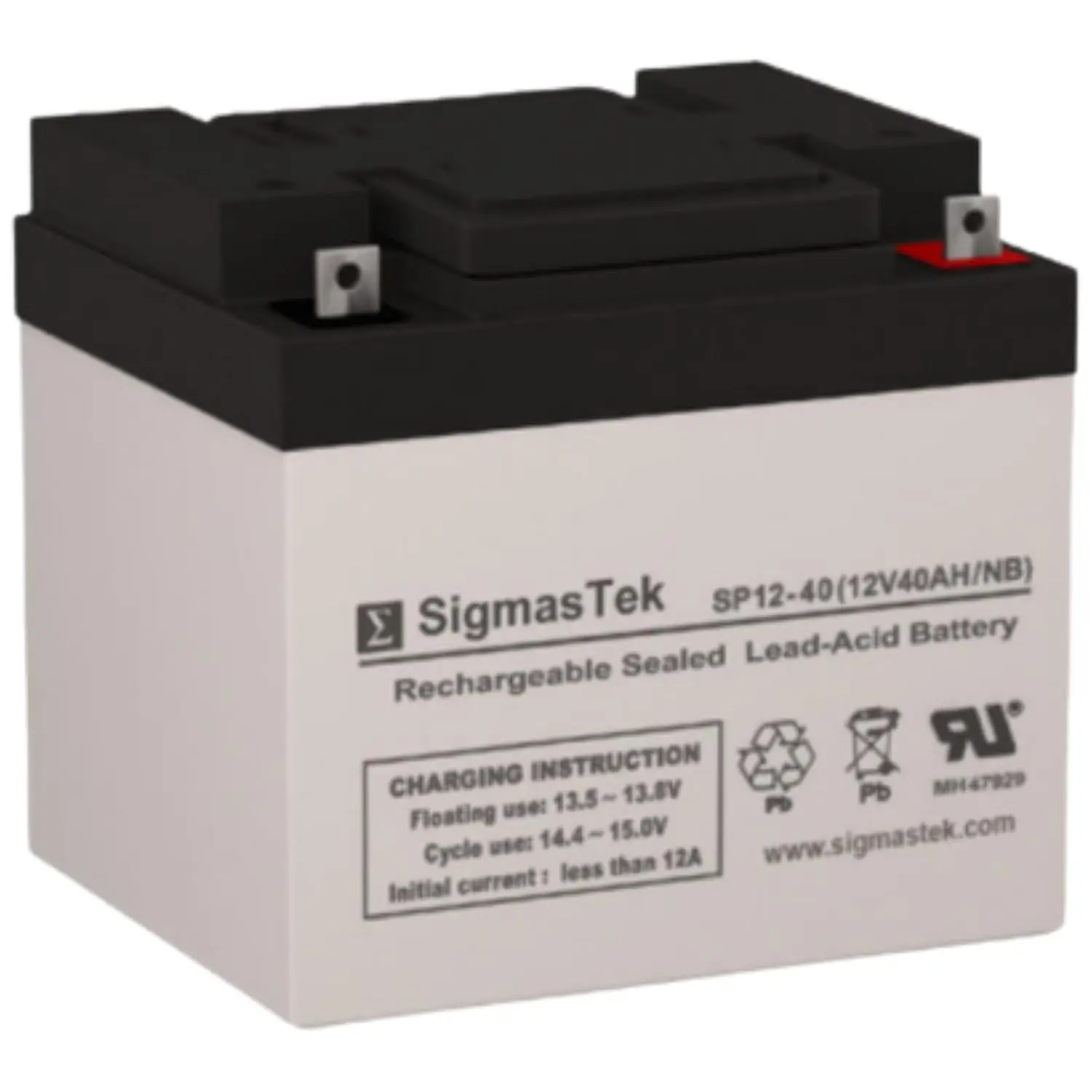 12V 40Ah SLA Battery Replacement for UPS & Backup Power Systems, Sealed Lead Acid Rechargeable, Customized