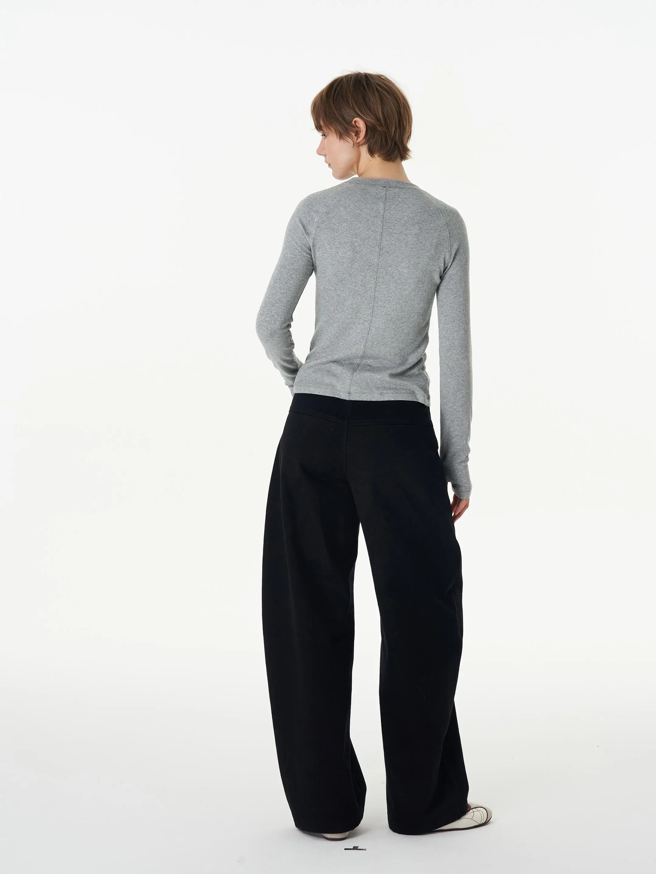 

SeeKSimple Женская основа из мериносовой шерсти irt oulder Insert Long Sve round Ne Slim Fit Inner Wear Top Commute Sle Winter...