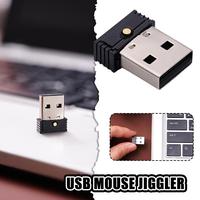 USB Auto-Moving Mouse Mini Jiggler Prevent Computer Sleep Lock Screen Simulated Mouse Movement for Office PC Laptop
