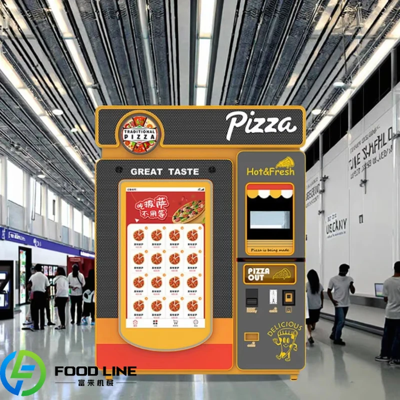 Customized Even Heating Pizza Vending Machine Uniform Temperature Distribution For Perfect Baked Pizza Crispy Crust Taste