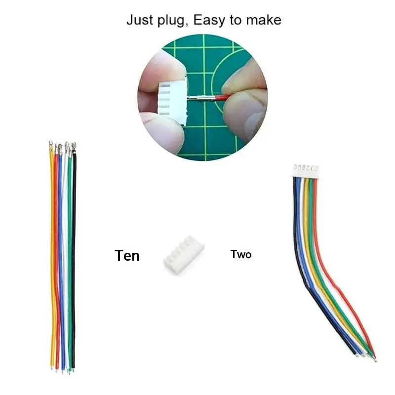 kit-de-conectores-de-254mm-com-cabos-pre-crimpados-macho-e-femea-de-254mm-conectores-jst-de-2-3-4-5-6-7-pinos-bh-eleven