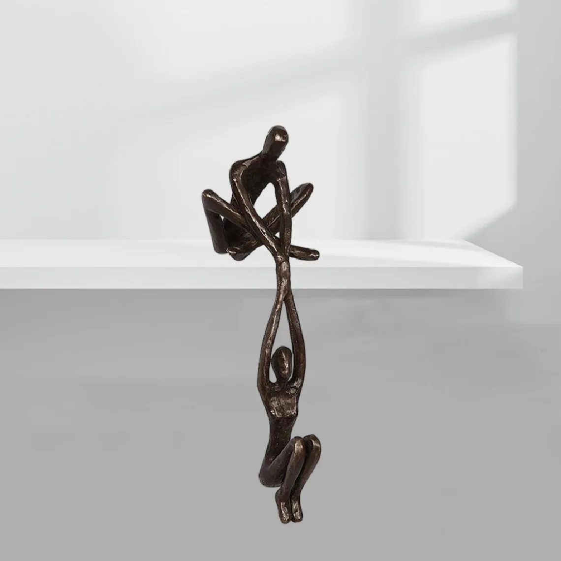 Desktop Decor Dancing Couple Sculpture Art Creative Artwork Lifting Art Statue Sculpture Ornament Nordic Figurine Decoration