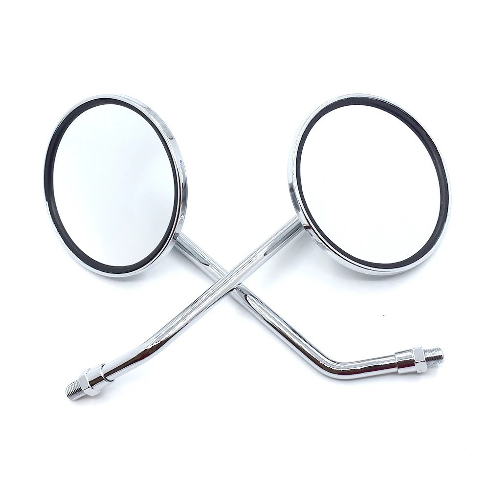Universal Round Motorcycle Mirrors 10MM Rearview Side Mirrors For Kawasaki Z125 Z250 Z300 Z750 Z750R Z800 Z900 Z1000 image 6