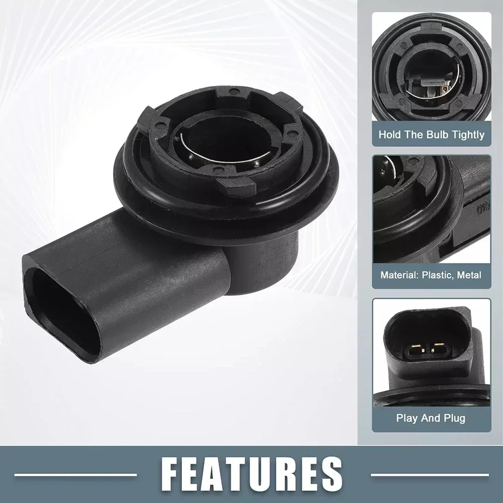 Accessori per portalampada per lampadina per auto 6R 0953123 A For Golf Accessori portalampada per luce di marcia diurna in ABS nero