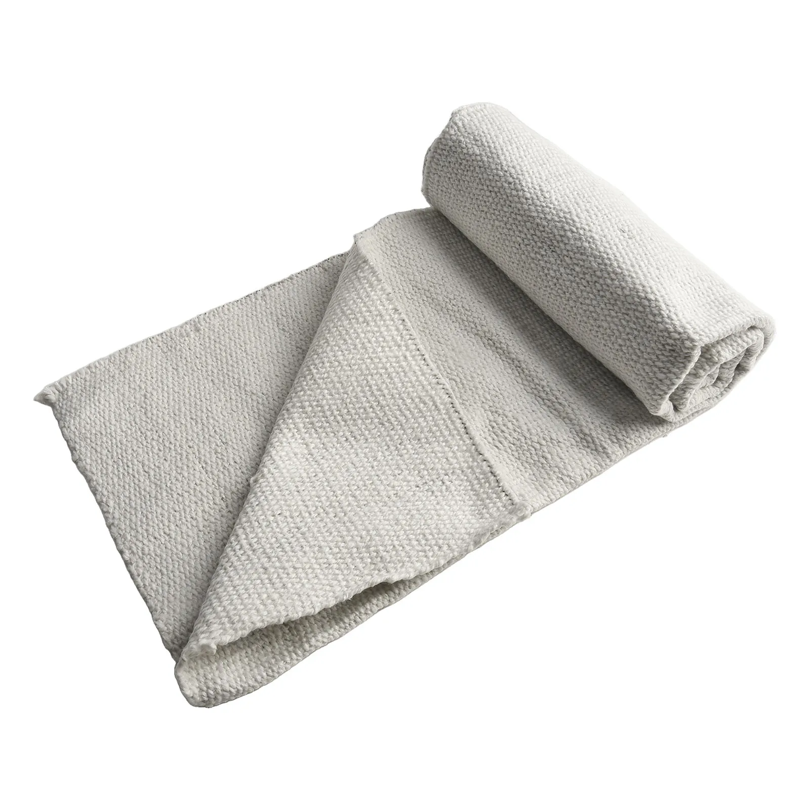Fireproof Cloth 2mm Thick 1m * 0.5m Blanket1260 ℃ High Temperature Resistant Ceramic Fiber Cloth Incombustible Material
