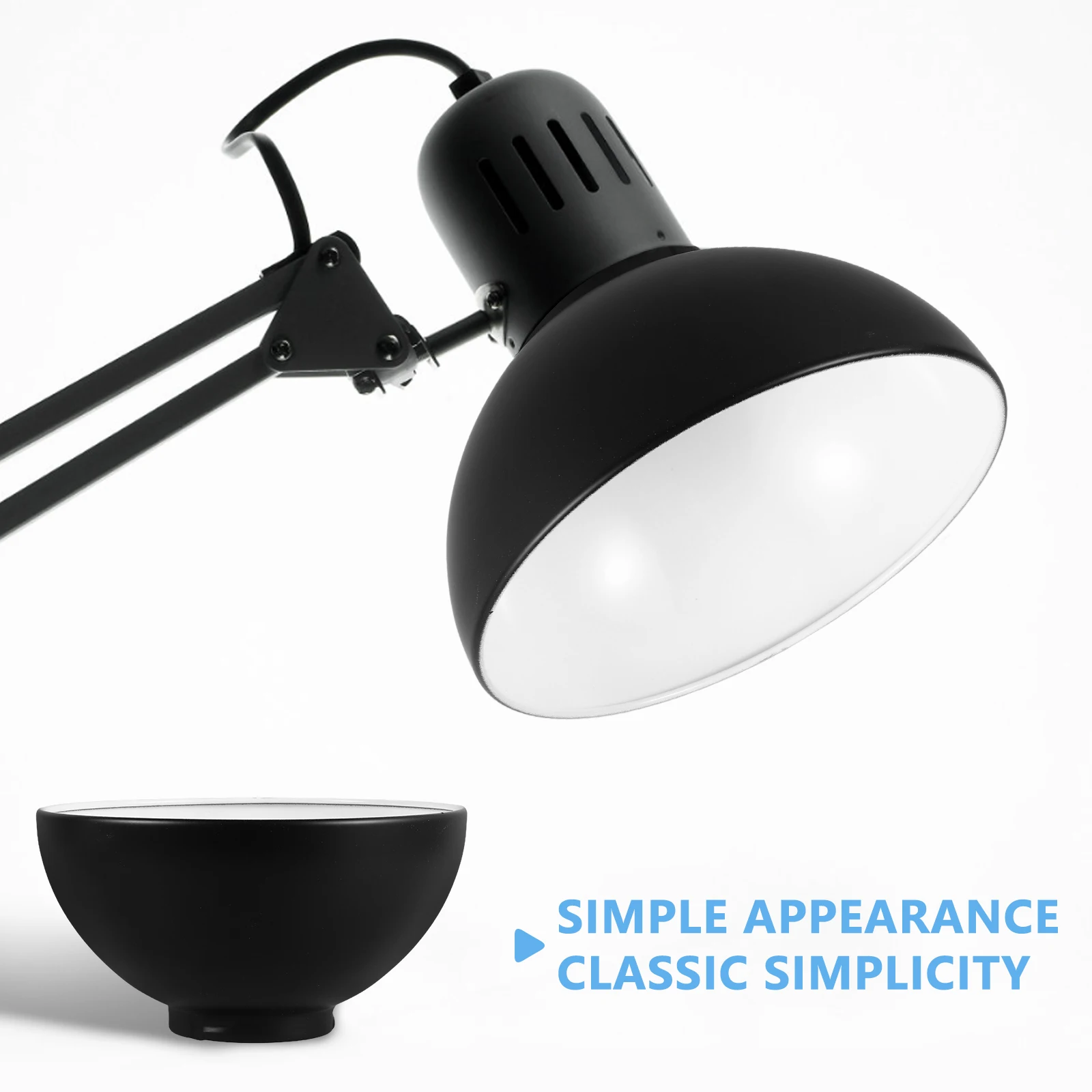 

Vintage Metal Lampshade Industrial Style Decorative Light Shade Replacement For Table Floor Lamps Easy Install Large Bulb Guard