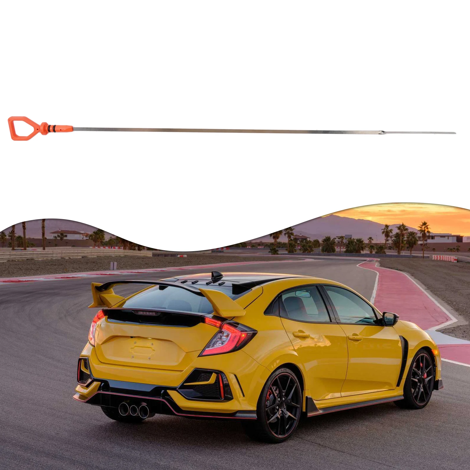 Oil Level Dipstick Keep Your Engine Healthy and Running Smoothly with Our Dipstick for Honda Civic EL 17L 2001 2005