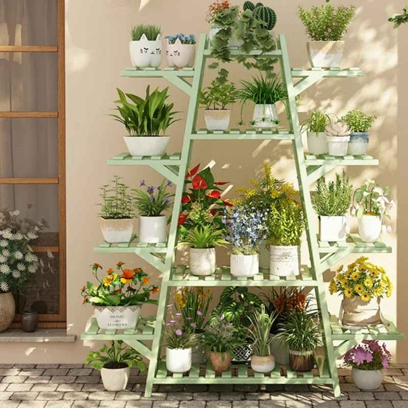 

Designer Aesthetics Flower Rack Living Room Indoor Rack Balcony Flower Rack Decorations Light Luxury Plantenrek Home Furniture