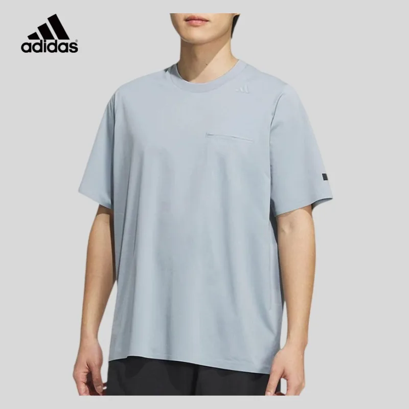 

Adidas 2026 Summer Men's Loose Simple Sports Breathable Short Sleeve JM0989