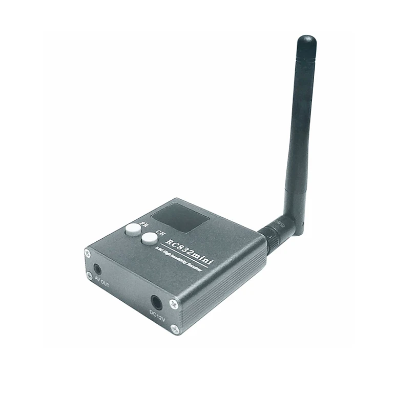 RC832 Mini Hoge Gevoeligheid Ontvanger / TS-5W 4.9G-5.8G 56CH Zender Breedband FM Moduleert Audio Video Met A/V Voor FPV Drone