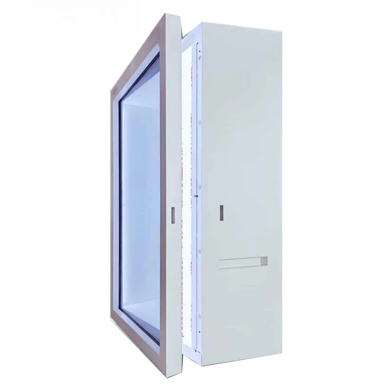 

OLED transparent display cabinet 3D holographic warehouse AI digital human display voice dialogue array microphone 4K camera