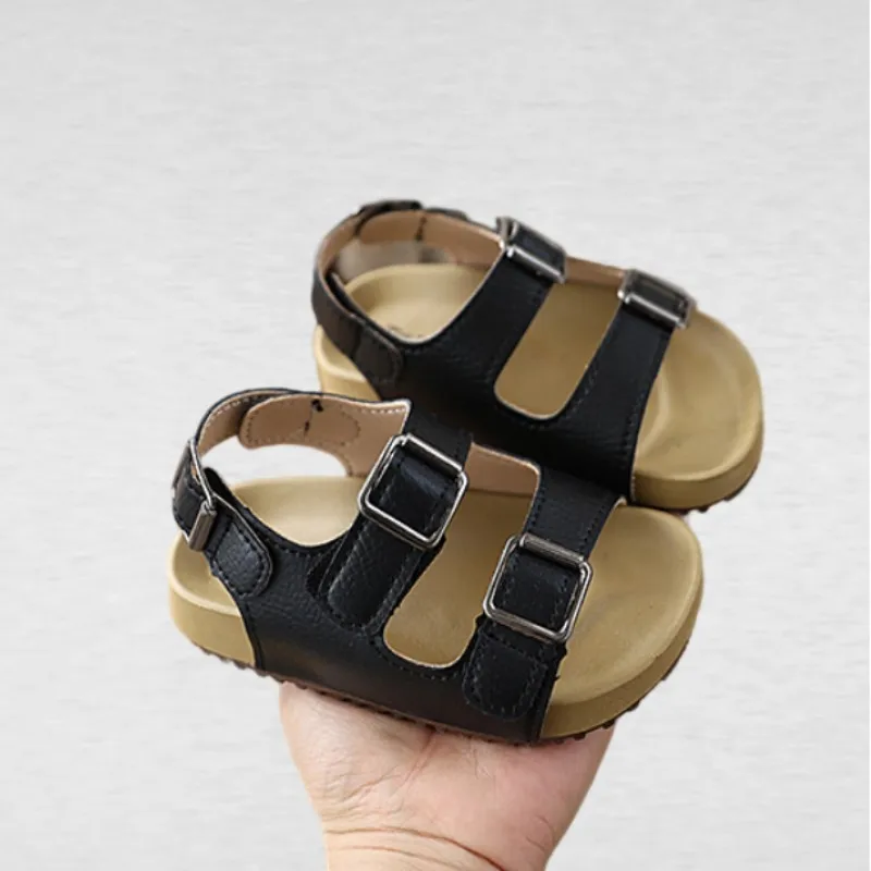 

Baby Girls Boys Sandals Summer Infant Toddler Shoes Genuine Leather Soft-soled School Kids Casual Shoes Children Beach Sandals