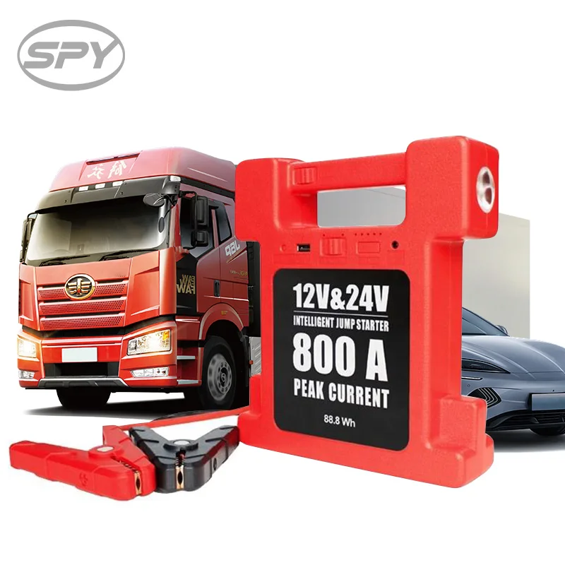 SPY New Products 28000mah 3000A Best 24V Truck Powerbank Power Bank Multi-Function Portable Car With USB Charging Jump Starter