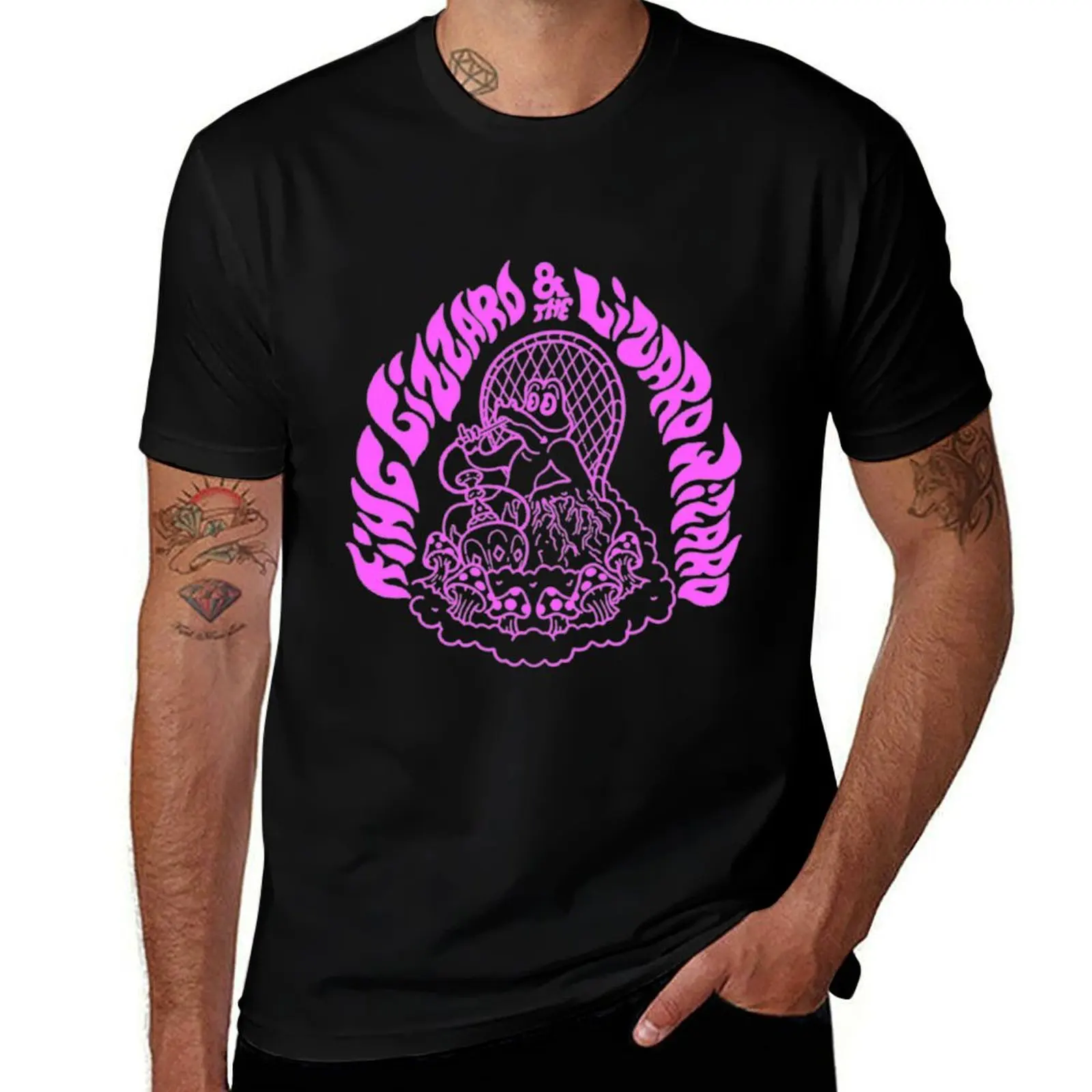 

Vintage King Gizzard Funny The Lizard T-Shirt anime Anime t-shirt Blouse anime shirt workout shirts for men