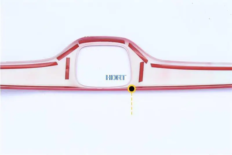 سيارة التصميم الخلفي حتى الجذع الخلفي صب غطاء الذيل بوابة الزخارف شرائط الإطار لهوندا CRV CR-V 2017-2021 اكسسوارات الديكور