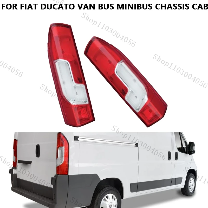 For Fiat Ducato Van Bus Minibus Chassis Cab 2006-2024 Rear Tail Light Brake Reversing Lamp Accessories 1380673080 1380672080