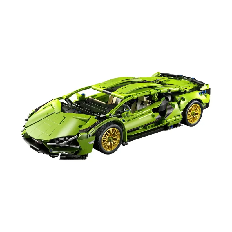 Technische RacingSport Auto Model Bouwstenen Stad Mechanische Snelheid Voertuig Supercar Bakstenen  Speelgoed Kid Volwassen Gift