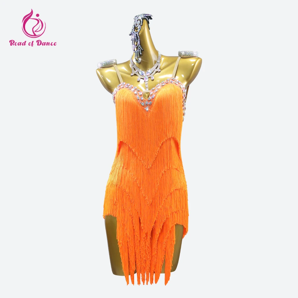 

Latin Dance Dresses Womens Evening Costume Girls Ballroom Sexy Clothes 2025 Party Elegant Suit Dancewear Kids Stage Midi Cabaret