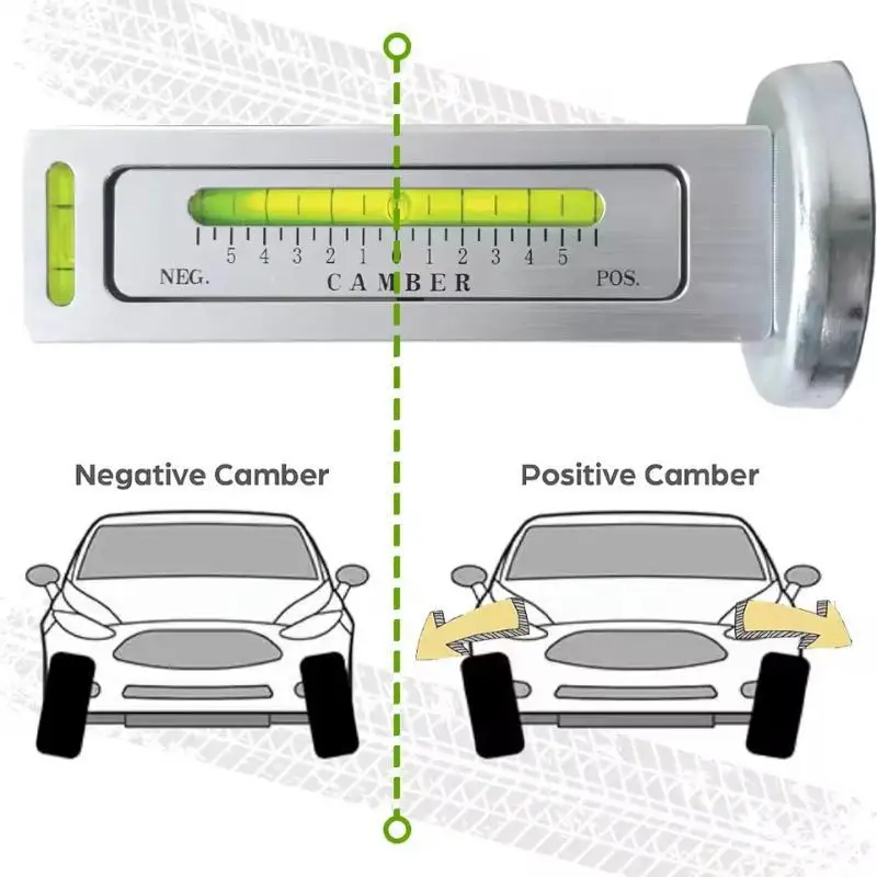 Automobile 4-Wheel Positioning Magnetic Level Wheel Camber Adjustable Magnetic Gauge Tool Wheel Alignment Tool