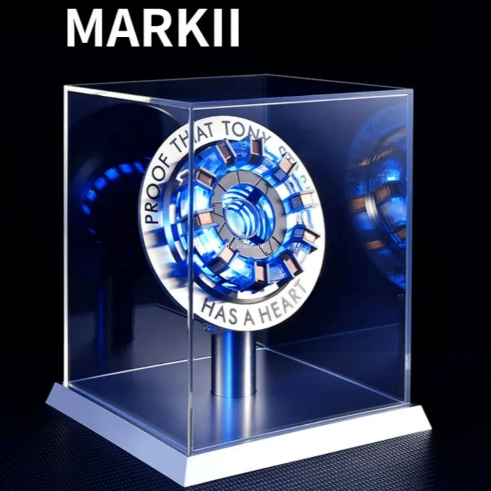 ไฟ LED รูปทรงเครื่องปฏิกรณ์อาร์คของทอยนี่ สตาร์ค จากมาร์เวล รุ่น MK1 MK2 ขนาด 1:1 ควบคุมการสั่นสะเทือนผ่าน USB พร้อมกล่องโชว์ เหมาะสำหรับเป็นของขวัญ