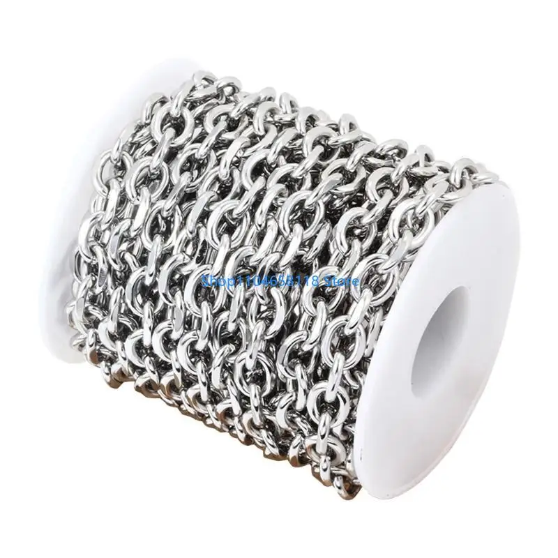 

Настраиваемая ювелирная цепочка из нержавеющей стали. Уникальные принадлежности для создания ожерелья.