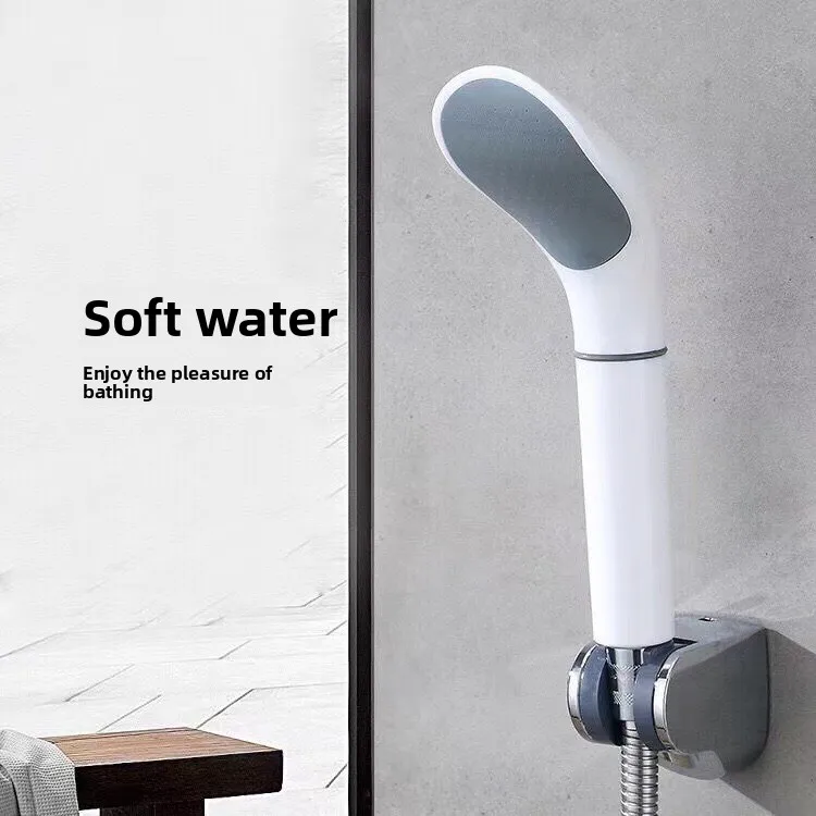 Simple Pressurized and Drop-Resistant Shower Head, Bath Japanese Shower, Large Water Outlet Nozzle Set, Removable Household