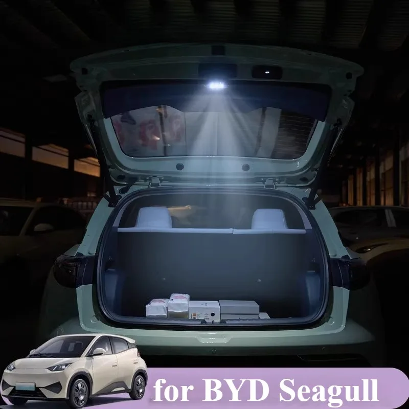 

For BYD Seagull LED Trunk Ambient Light, Original Car Style, No Drill, No Wiring Modified Accessories