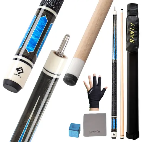 BANLY Element Series Pool Cue Stick - 58" Maple Billiard Cue Sets for Adults