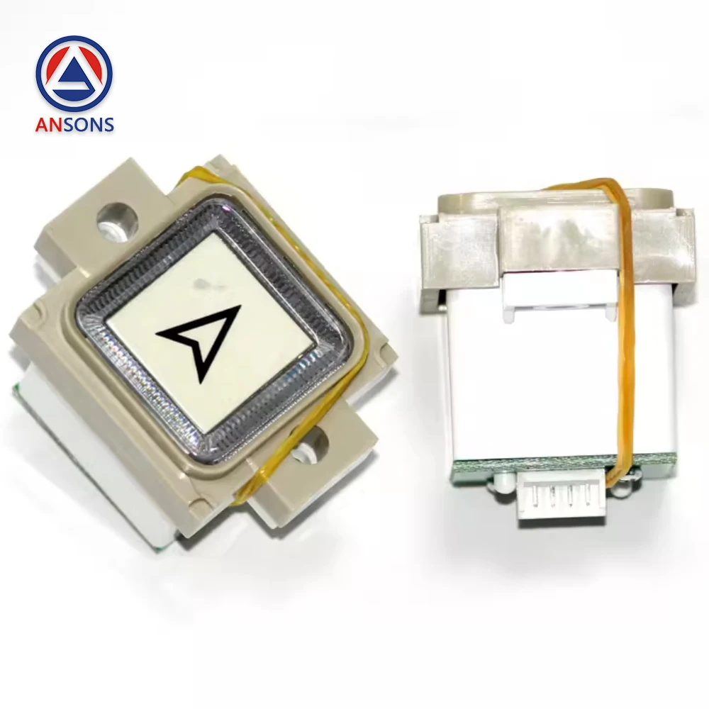 BS34A OTIS Elevator Button Square Push Buttons For AK-19 F0209191A A4J19059 Ansons Elevator Spare Parts