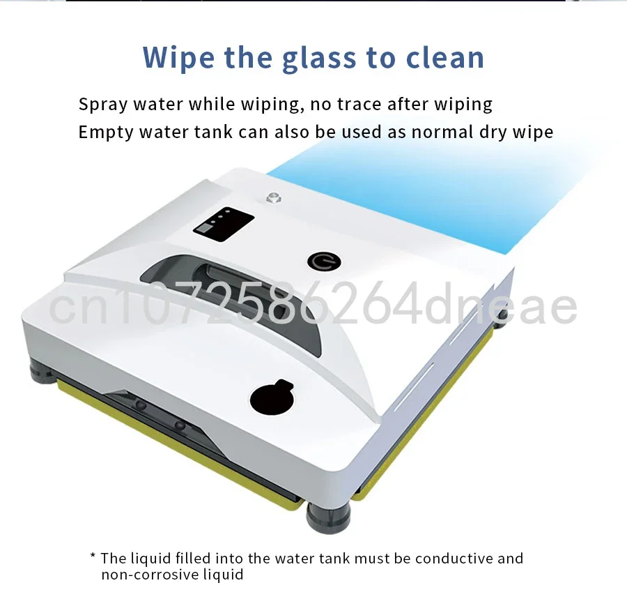 NEW Window Cleaning Robot Auto Water Spray Vacuum Cleaner,Anti-falling,Automatic Glass Washing,Built in Detecting Edge Sensors